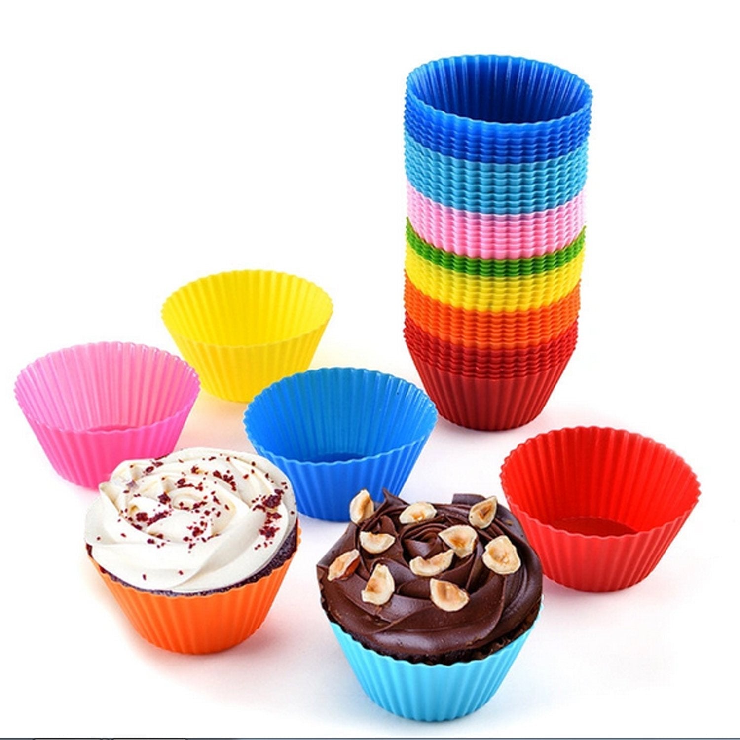 Durable silicone molds for cupcakes, chocolates, and more Durable silicone molds for cupcakes, chocolates, and more